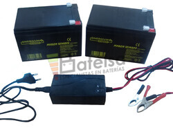 Kit 24 Voltios 14 Amperios MVDZM12140 y Cargador 24V para Scooter Elctricos