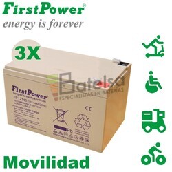 Kit bateras 36 Voltios 14 Amperios Movilidad FP12140