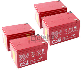 Kit bateras 48 Voltios 15 Amperios para Patinete Raycool Galaxy