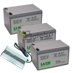 Kit Bater�as Litio y Cargador 36 Voltios 15 Amperios LiFePO4