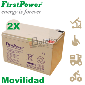 Kit bateras Scooter 24 Voltios 14 Amperios FP12140