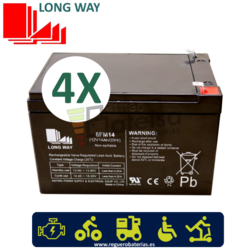 Kit bateras Scooter 48 Voltios 14 Amperios Movilidad 6FM14
