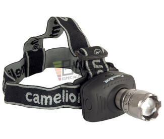 Linterna de cabeza 1 LED con Zoom