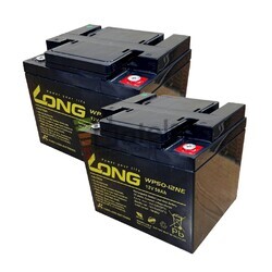 Mayor autonoma en scooters y sillas de ruedas con 2 bateras WP50-12