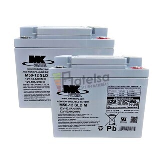 MK M50-12 SLD 12 V 50 Ah, autonoma sin lmites para tu vehculo de movilidad