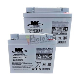 MK M50-12 SLD 12 V 50 Ah: potencia compacta para tu movilidad diaria