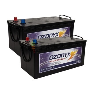 OZX250AS Pack 2x12V 250Ah, Solucin completa en energa renovable