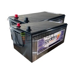 OZX250AS Pack Solar, 2 bateras de 12V 250Ah de alto rendimiento