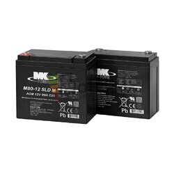Pack 2 bater�as 80 Amperios 12 Voltios MK M80-12SLD para scooter movilidad