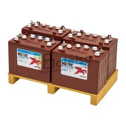 Pack 4 bateras Trojan T-1275 12 Voltios 150 Amperios