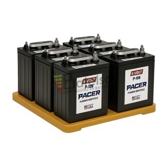 Pack 6 Baterias 6 Voltios 244 Amperios Trojan Pacer P-105