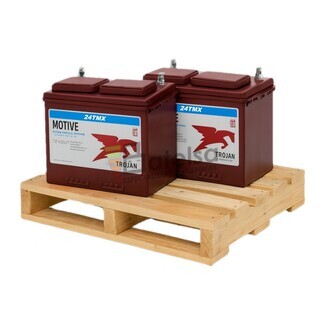 Pack de 2 Bateras TROJAN 24TMX 12 Voltios 94 Amperios