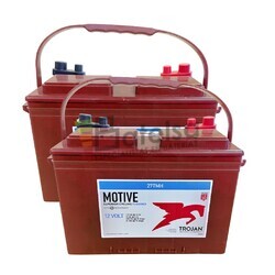 Pack de 2 bateras Trojan 27TMH, Energa confiable para plataformas de trabajo areo