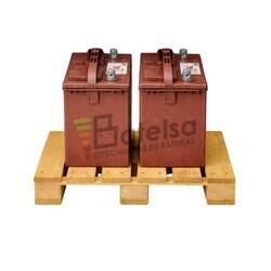 Pack de 2 bater�as Trojan 27TMH, Energ�a confiable para plataformas de trabajo a�reo