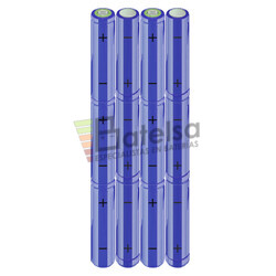 Batera AA 14.4 Voltios 2.000 mAh NI-MH BT13801464