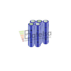 Batera AA 6 Voltios 2.000 mAh NI-MH BT13801465