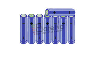 Batera AA 9.6 Voltios 2.000 mAh NI-MH BT13801446