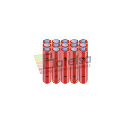 Batera AAA 18 Voltios 800 mAh NI-MH BT13801813