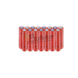 Batera AAA 18 Voltios 800 mAh NI-MH BT13801815