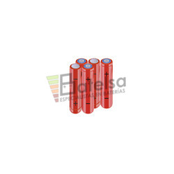 Batera AAA 6 Voltios 800 mAh NI-MH BT13801801