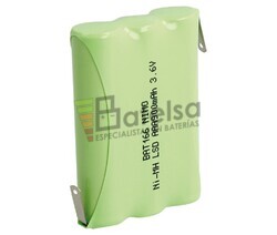 Packs de bateras pre-cargadas recargables 3.6 Voltios 900 mAh AAA NI-MH 30,0x40,0x10,0mm
