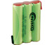 Packs de bateras pre-cargadas recargables 3.6 Voltios 900 mAh AAA NI-MH 30,0x40,0x10,0mm