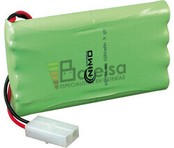 Packs de bateras radio control 9.6 Voltios 1.600 mAh AA NI-MH 101,0X57,0X15,0mm