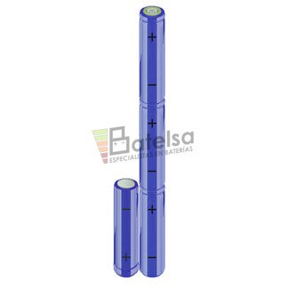 Batera AA 4.8 Voltios 2.000 mAh NI-MH BT13801458