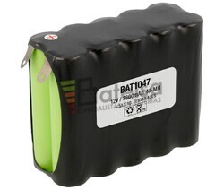 Packs de bateras recargables 12 Voltios 3.800 mAh 4/3A NI-MH