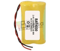 Packs de bateras recargables 2.4 Voltios 2.500 mAh AA NI-MH