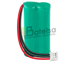 Packs de bateras recargables 2.4 Voltios 700 mAh AAA NI-MH 20,5x44,0x10,5mm