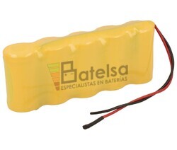 Packs de baterias recargables 6 Voltios 2000 mAh NI-CD