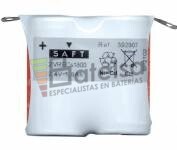 Packs de baterias recargables SAFT 2.4 Voltios 1.800 mAh NI-CD 45,0x42,5x22,5mm