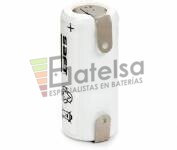 Packs de baterias recargables SAFT 2.4 Voltios 300 mAh NI-CD 1/3AA