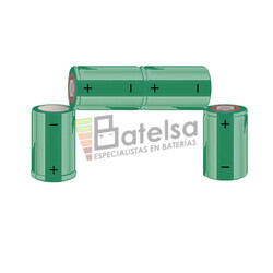 Batera SUB-C 4.8 Voltios 1.900 mAh NI-CD BT13801509