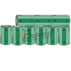 Batera SUB-C 10.8 Voltios 1.900 mAh NI-CD BT13801557