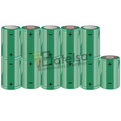 Batera SUB-C 13.2 Voltios 1.900 mAh NI-CD BT13801607