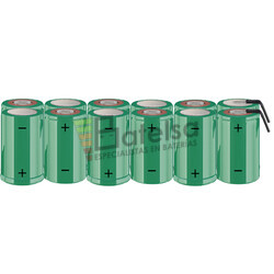 Batera SUB-C 14.4 Voltios 1.900 mAh NI-CD BT13801647