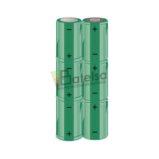 Batera SUB-C 7.2 Voltios 1.900 mAh NI-CD BT13801589