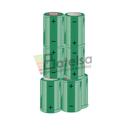 Batera SUB-C 9.6 Voltios 1.900 mAh NI-CD BT13801515