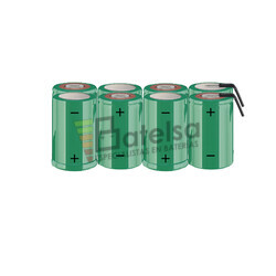 Batera SUB-C 9.6 Voltios 1.900 mAh NI-CD BT13801645