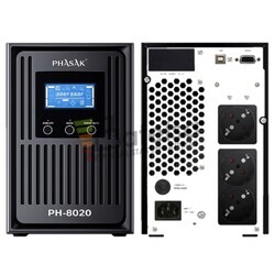 Phasak PH 8020 Conqueror Pro SAI Online 2000VA 1800W UPS Profesional para Servidores NAS y Red