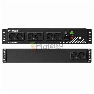 Phasak PH 9202 SAI Rack Interactivo 800 VA 480 W