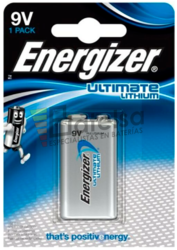 Pila 9V Lithium Ultimate Energizer LR61 L522