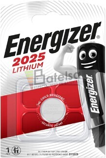 Pila CR2025 Litio 3V Energizer