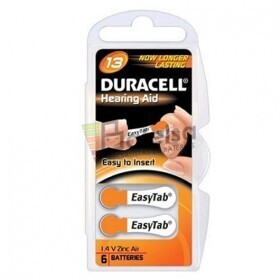 Pila de Audifono DA13 Duracell (Blister de 6 Pilas)