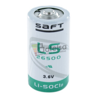 Pila de Litio SAFT LS26500 3,6V 7,7 Ah