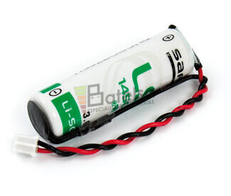 Pila Litio 3,6 Voltios 2.600 mAh SAFT Conector 2P