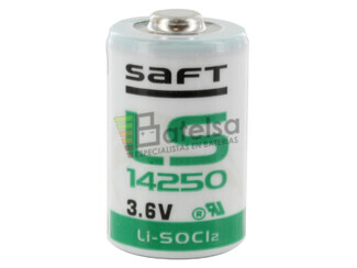 Pila Litio LS14250 SAFT 3,6V 1.200 mAh