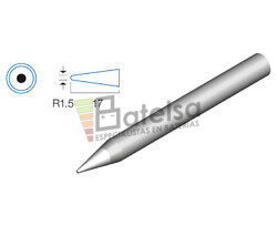 Punta para soldador HRV7541